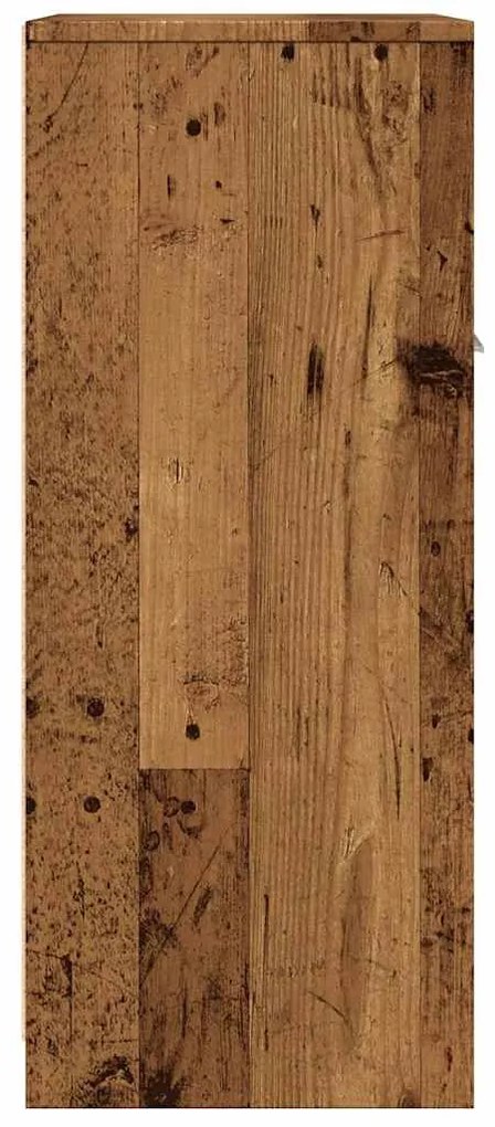 Antik fa színű szerelt fa mosdószekrény 60 x 33 x 80 cm