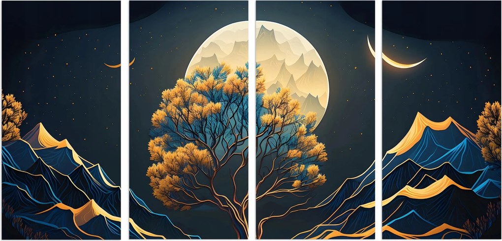 Vászonkép Modern faliképek hálószoba nappaliba 60x120