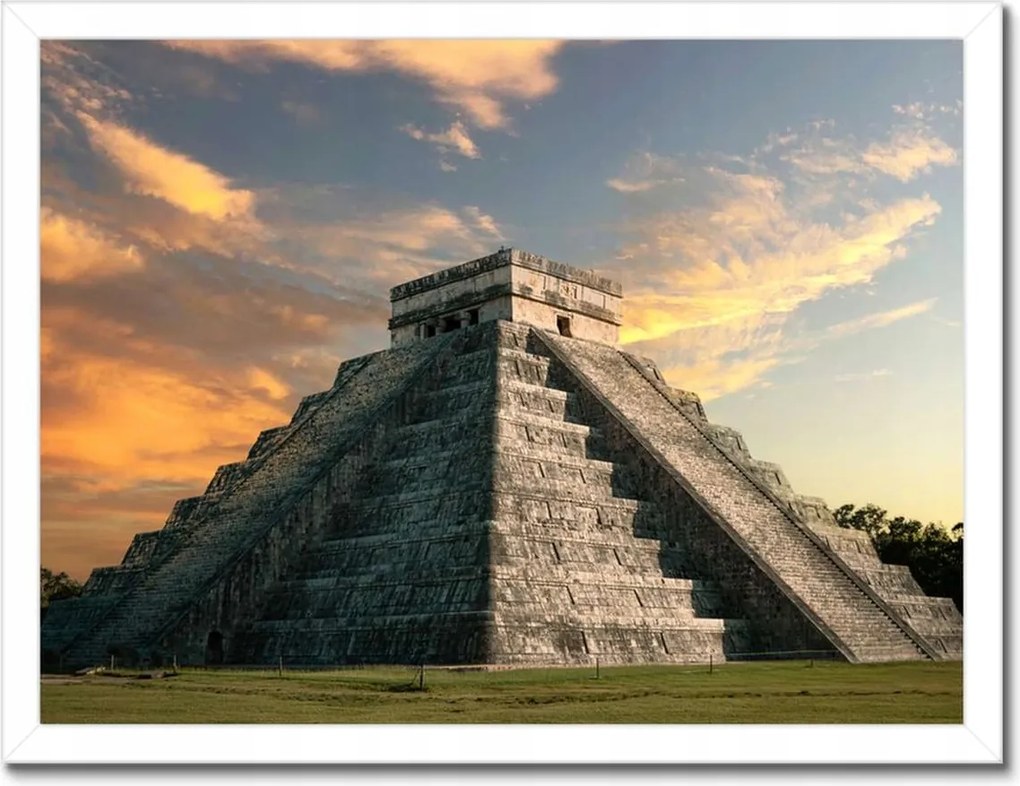 Poszterek keretben 40x30 Chichen Itza Mexikóban