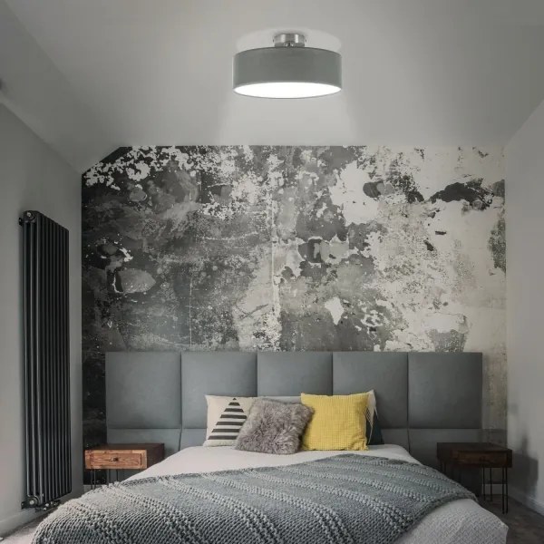 Briloner 3375-024 - Mennyezeti lámpa 1xE27/40W/230V átm. 30 cm szürke