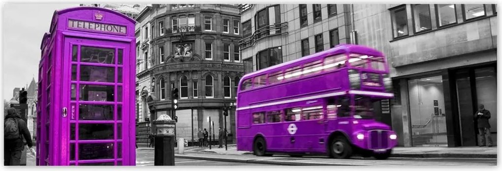 Poszterek 200x66 London busz