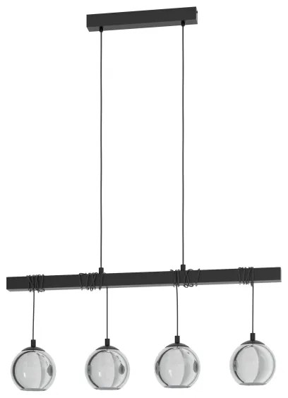 Eglo 39761 - Csillár zsinóron ARGALLO 4xE27/40W/230V