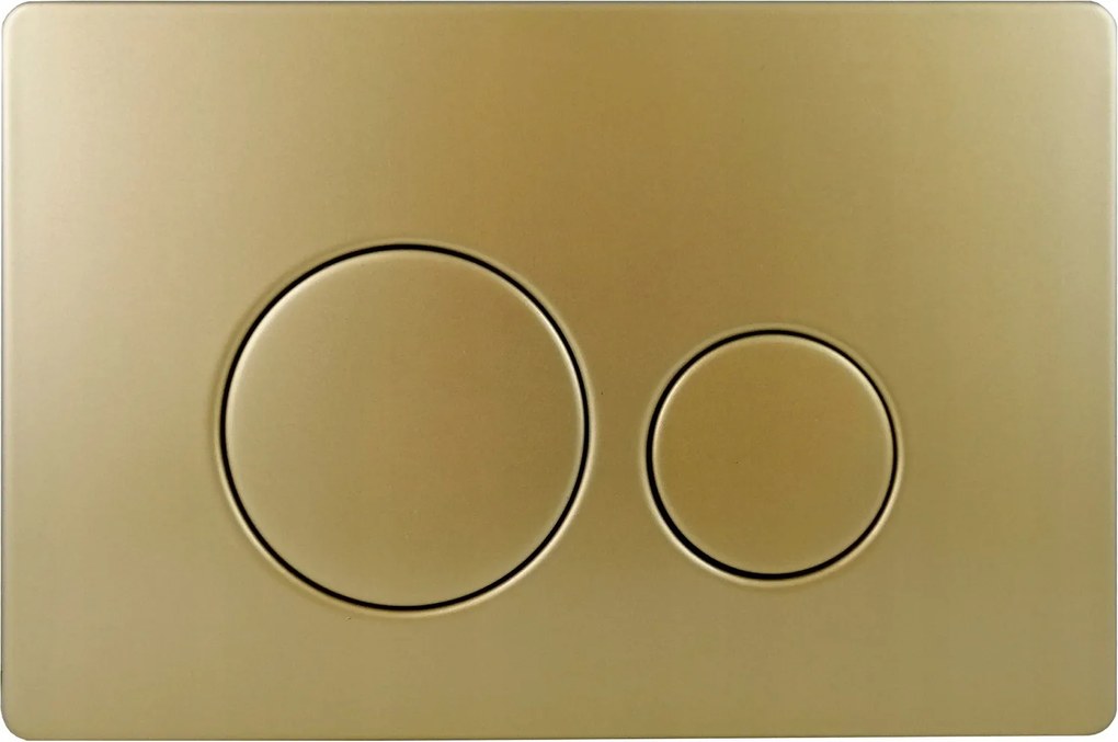 WC-öblítő gomb acél arany Jomo Werit JomoTech WC-állványhoz