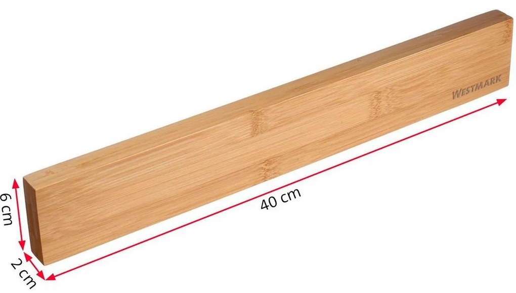 Westmark NATURE mágneses késsín, 40 x 6 x 2 cm