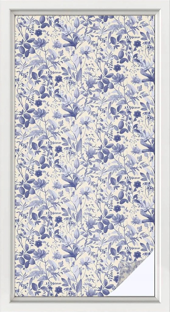 Furnérfólia Adatvédelem Szélvédőkhöz és Ablakokhoz Virágos szimmetria 50x100