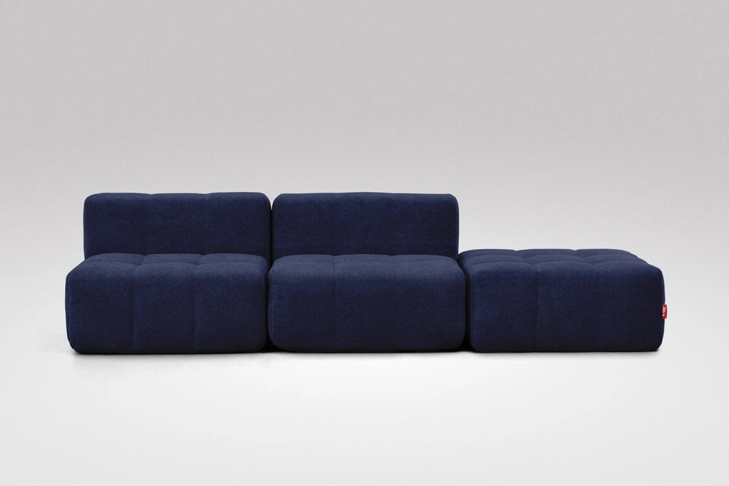 3 Teiliges Modulares Sofa – Blau