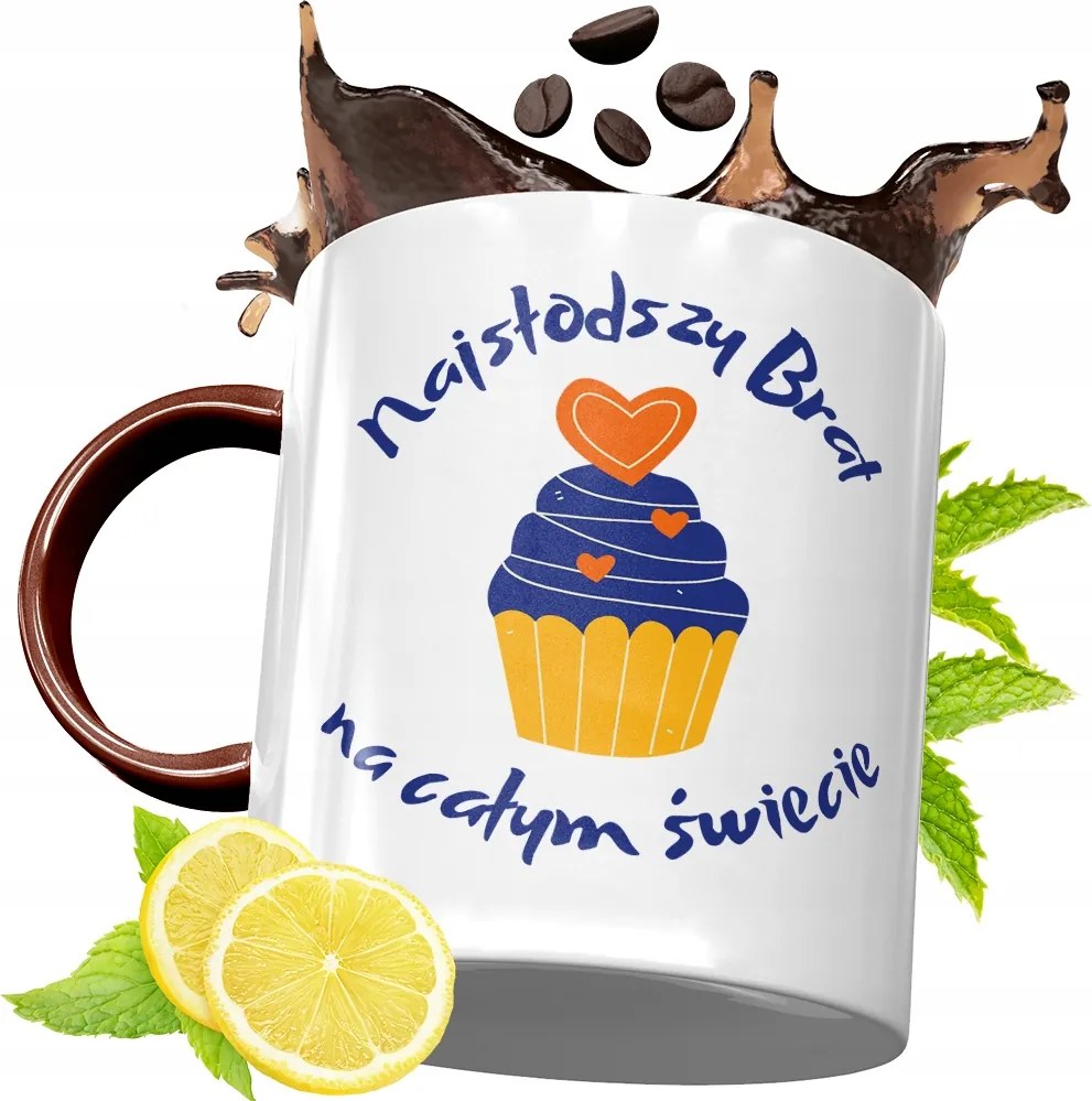 Bordó Bögre Testvérnek Születésnapra Ajándék fényképes nyomattal