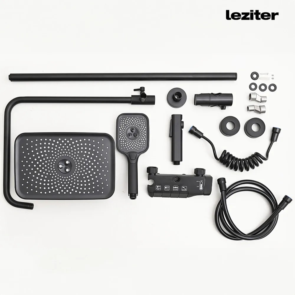 Eliz multifunkciós zuhanyszett fekete