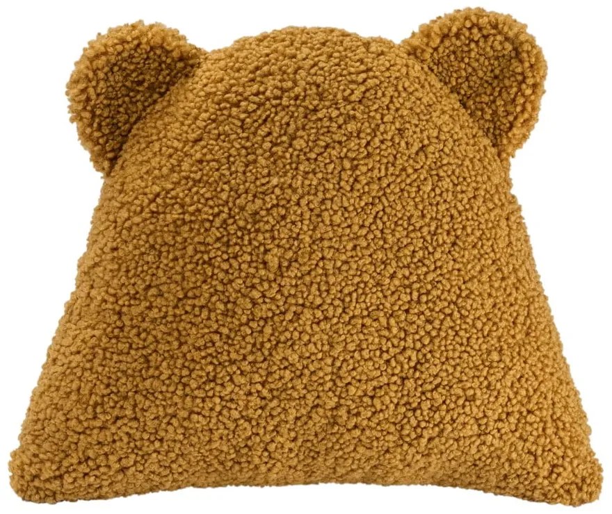 Barna buklé párna gyerek kanapéhoz Bear – Wigiwama