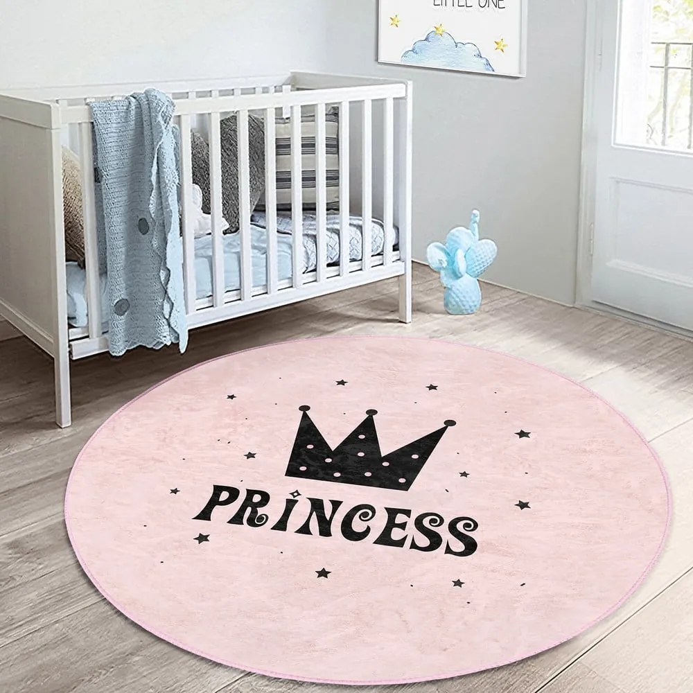 Rózsaszín gyerek szőnyeg ø 120 cm Comfort – Mila Home