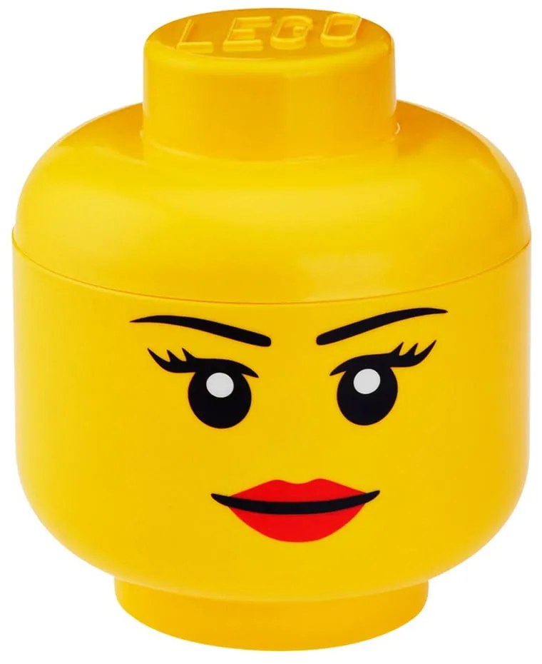 Girl minifigura fej tároló, ⌀ 16,3 cm - LEGO®