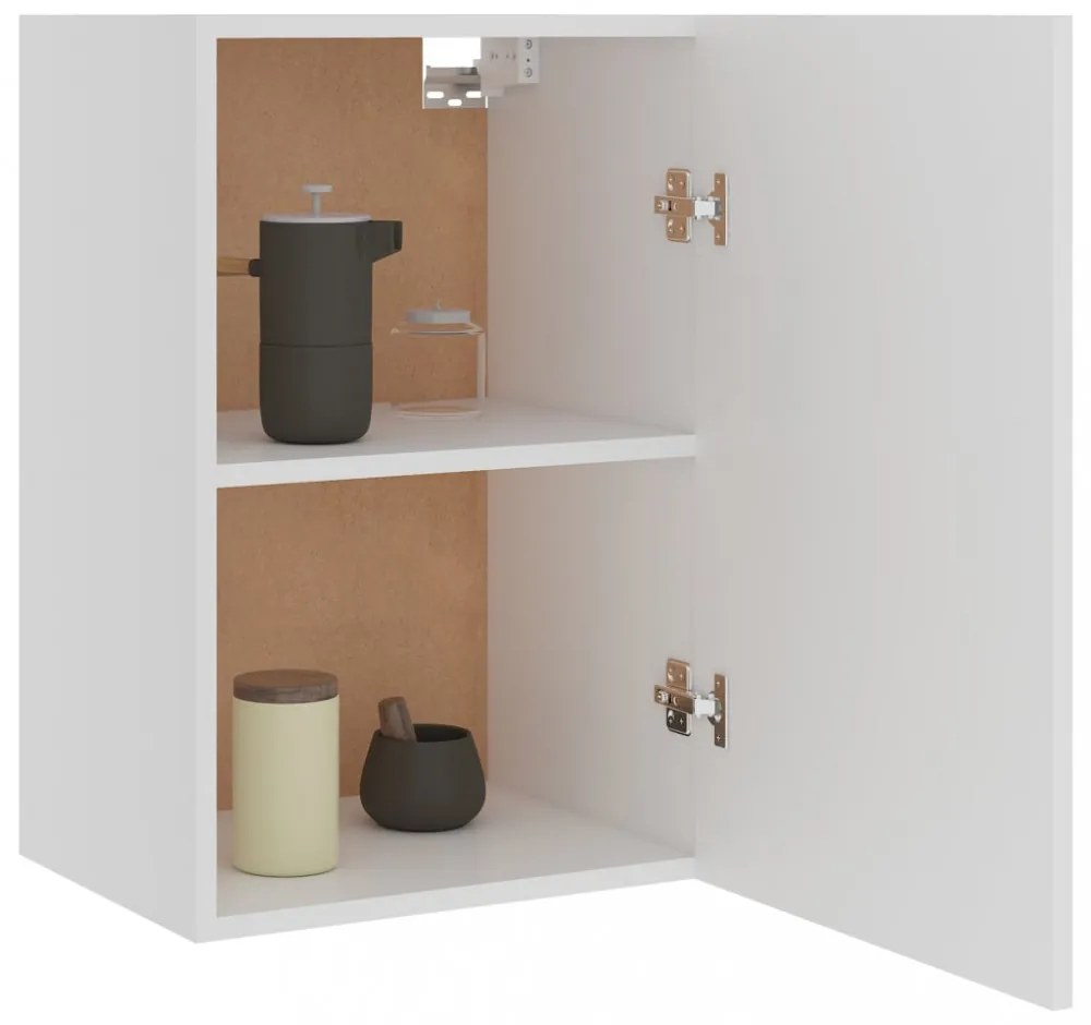 “Lyon” fehér szerelt fa függő szekrény 39,5 x 31 x 60 cm