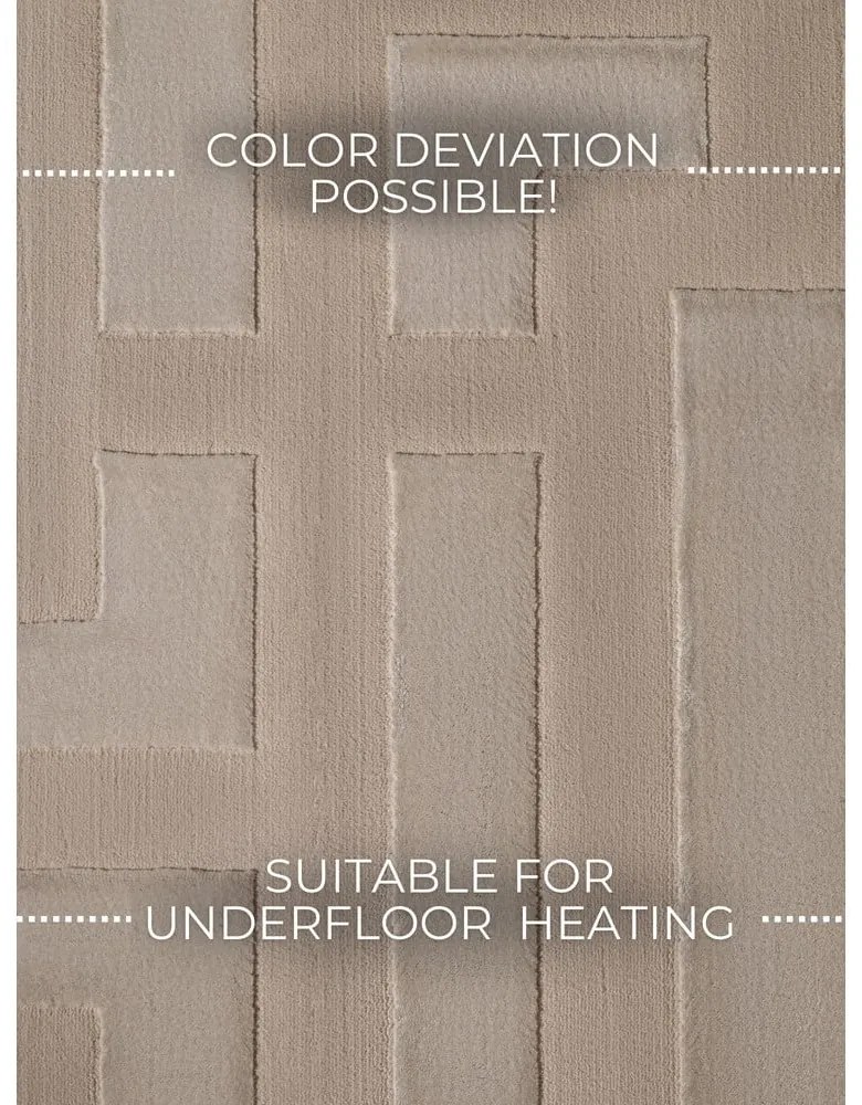 Bézs szőnyeg 200x280 cm Perles Onyx – Elle Decoration