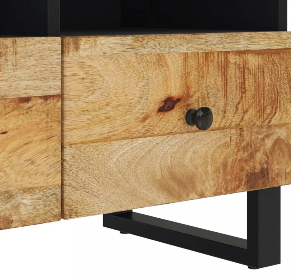 tömör mangófa TV-szekrény 70 x 33 x 46 cm