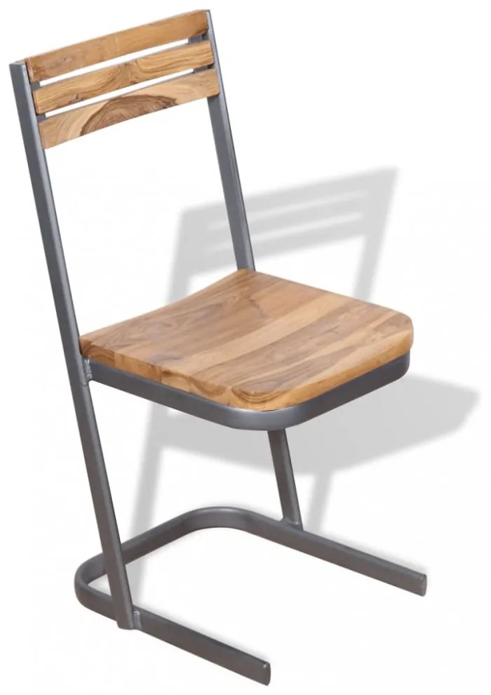 2 db tömör tíkfa étkezőszék