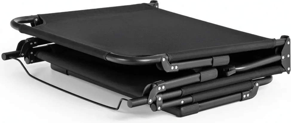 Kerti napozóágy fekete színben – SATURN