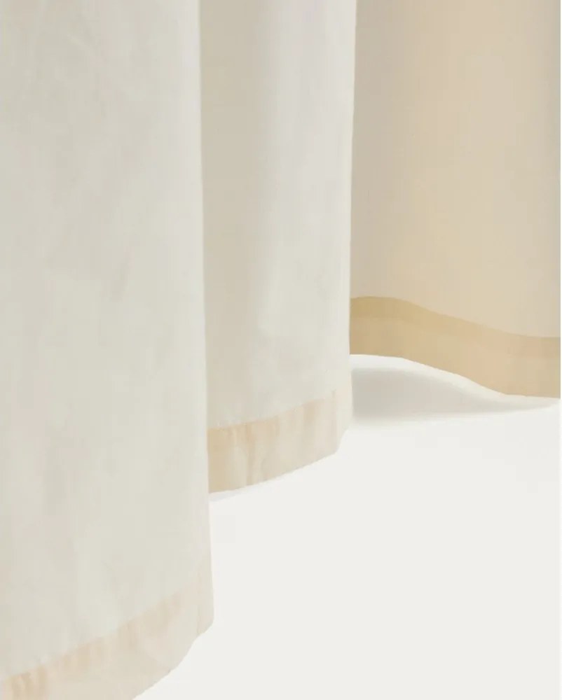 Krémszínű pamut gyerek függöny 135x270 cm Zelda – Kave Home