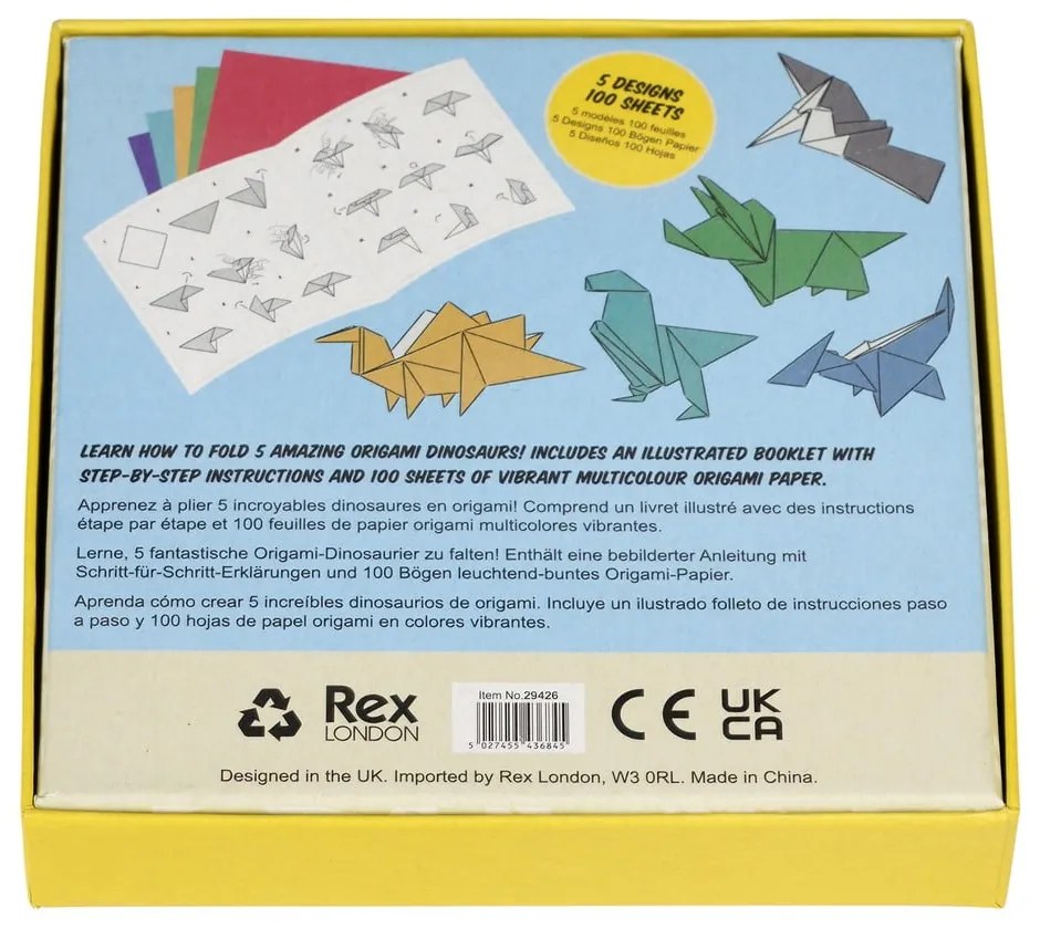 Origami készlet Prehistoric Land - Rex London
