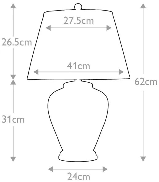 Elstead - Asztali lámpa LEAVES 1xE27/60W/230V