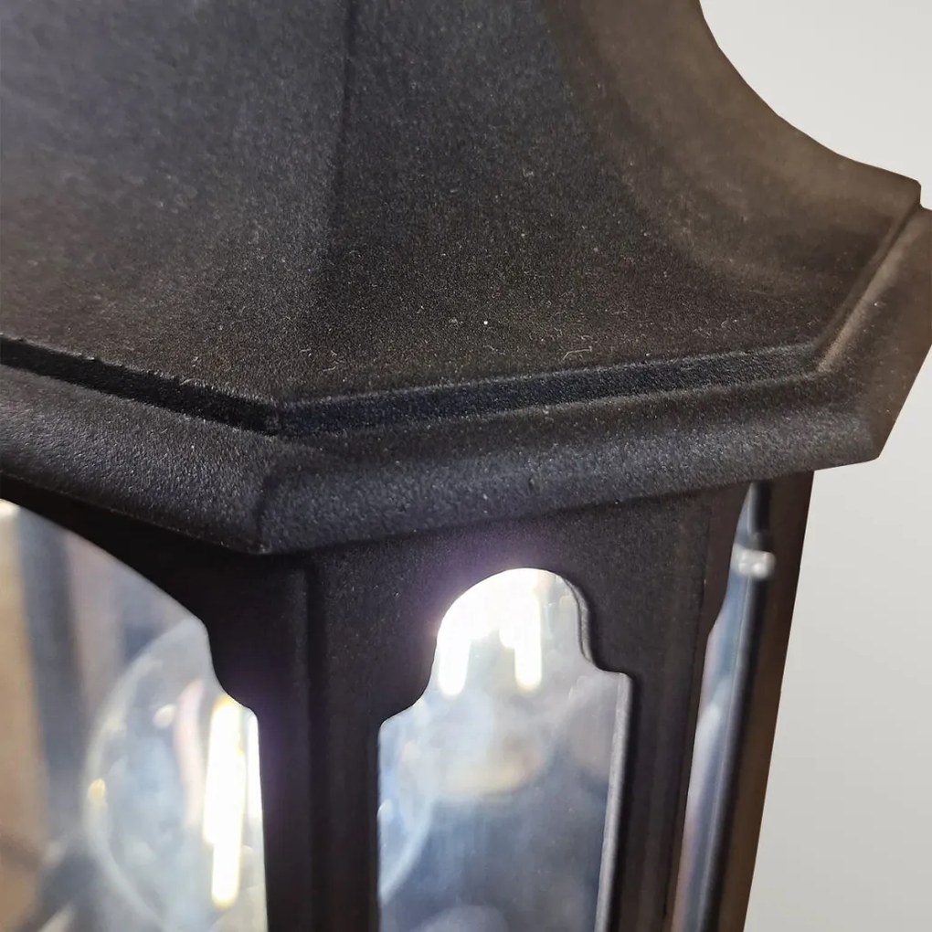 Elstead Lighting CHAPEL CP7-BLACK Fali lámpa 1x60W/E27 IP44