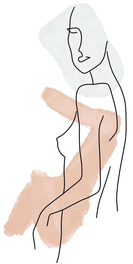 Poszter 29x41 cm Lady – Veronika Boulová