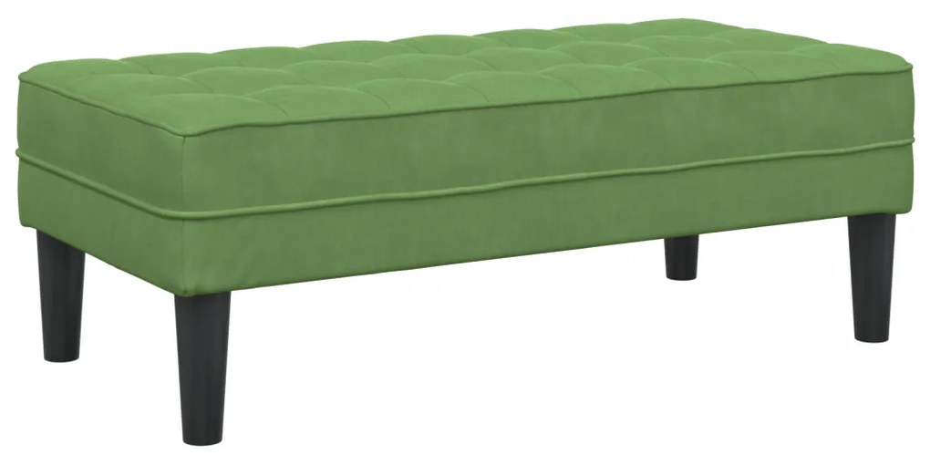Pad Zöld 113x57x39 cm Velúr