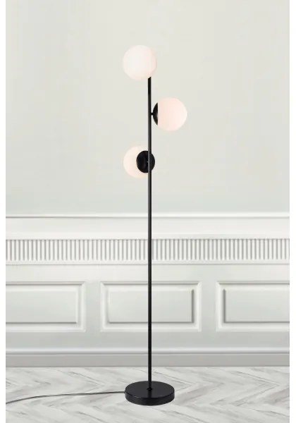 Nordlux - Állólámpa LILLY 3xE14/25W/230V fekete