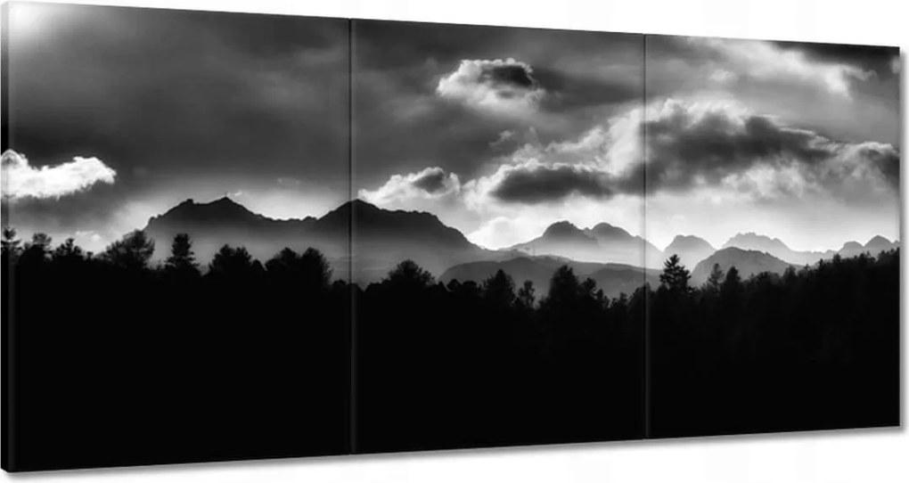 Festmények 180x90 Panoráma a hegy profiljára