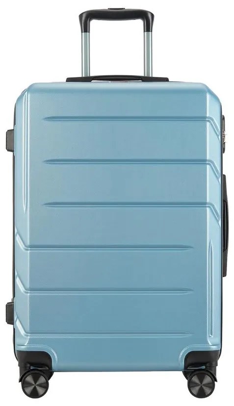 BONTOUR “SPINNER” közepes Duplakerekes Gurulós bőrönd, jégkék