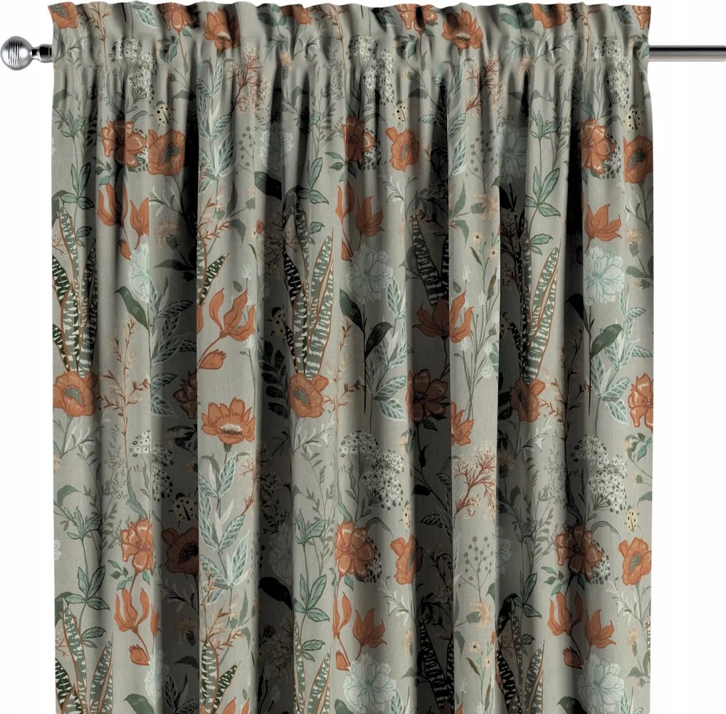 Dekoria Csatornafüggöny frufruval 1 db 130x260cm többszínű