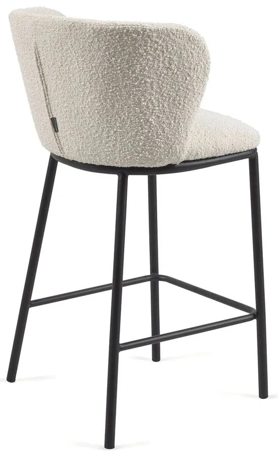 Fehér bárszék (ülésmagasság 65 cm) Ciselia – Kave Home