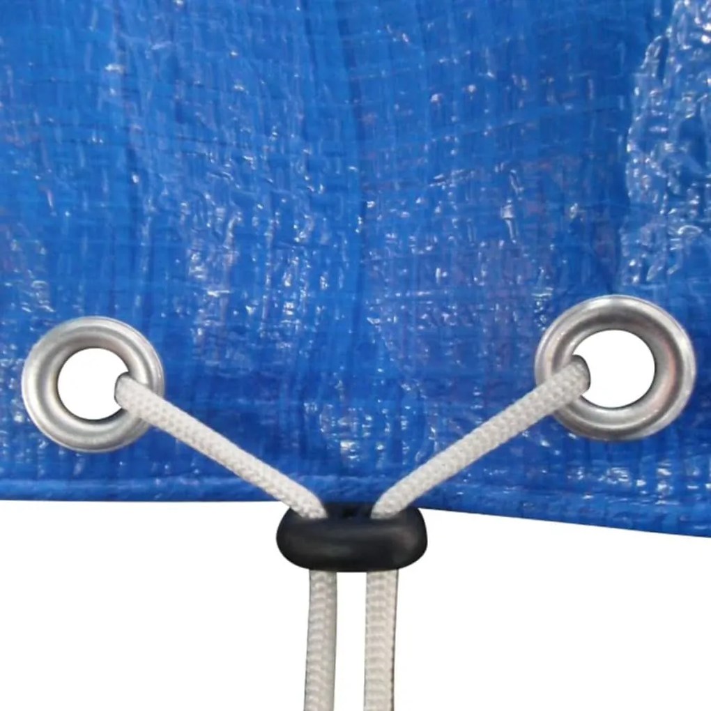 Négyszögletes PE medencetakaró 90 g/m² 540 x 207 cm