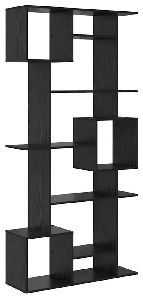 Könyvespolc Musta tammi 92 x 29 x 188 cm Faanyag