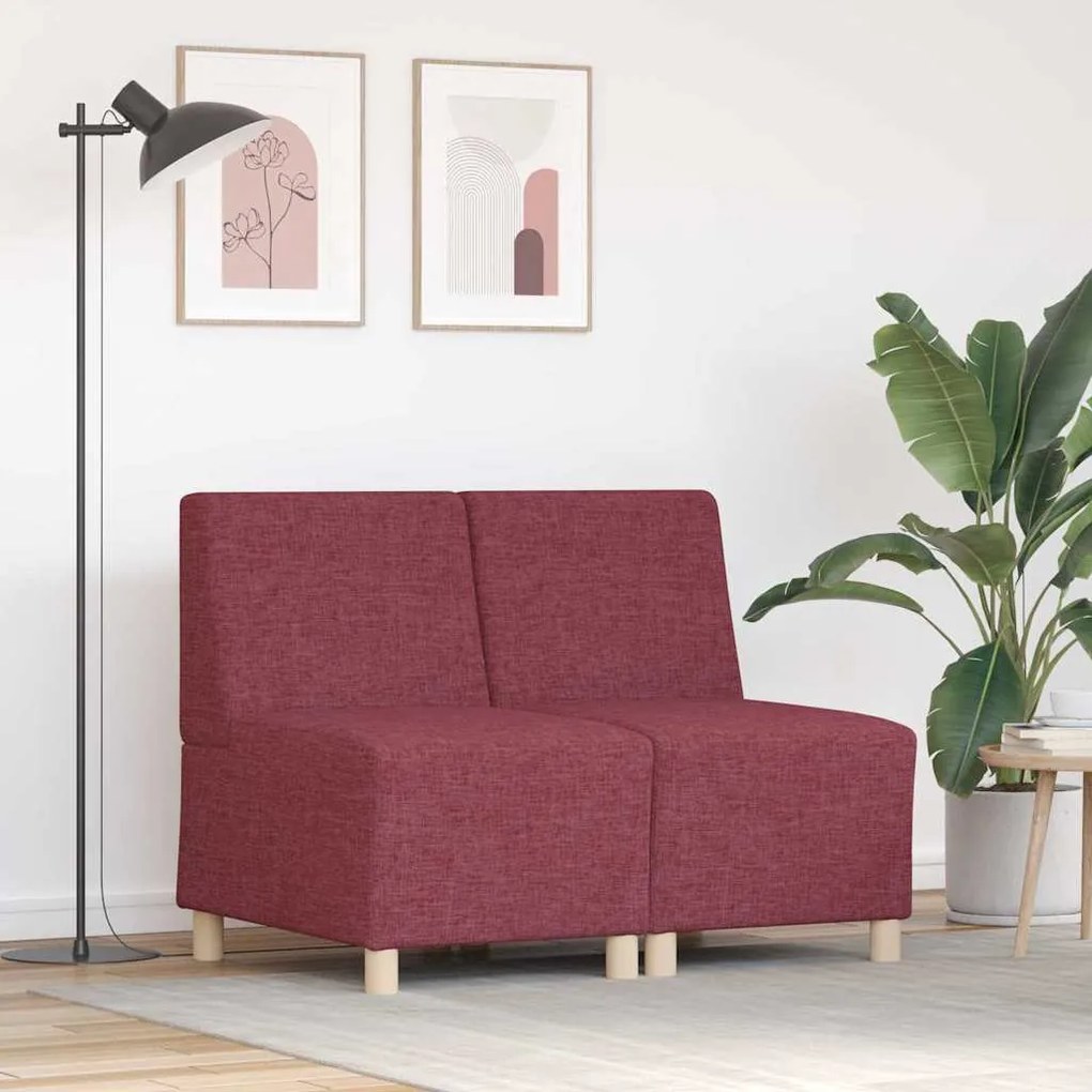 Karfa Nélküli Modularis Kanapé Egység 2 pcs Piros