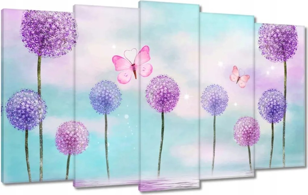 Vászonkép 100x60 A pillangók varázslatos birodalma