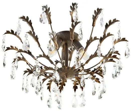 ONLI - TERESA mennyezeti lámpatest 3xE14/6W/230V bronzszínű