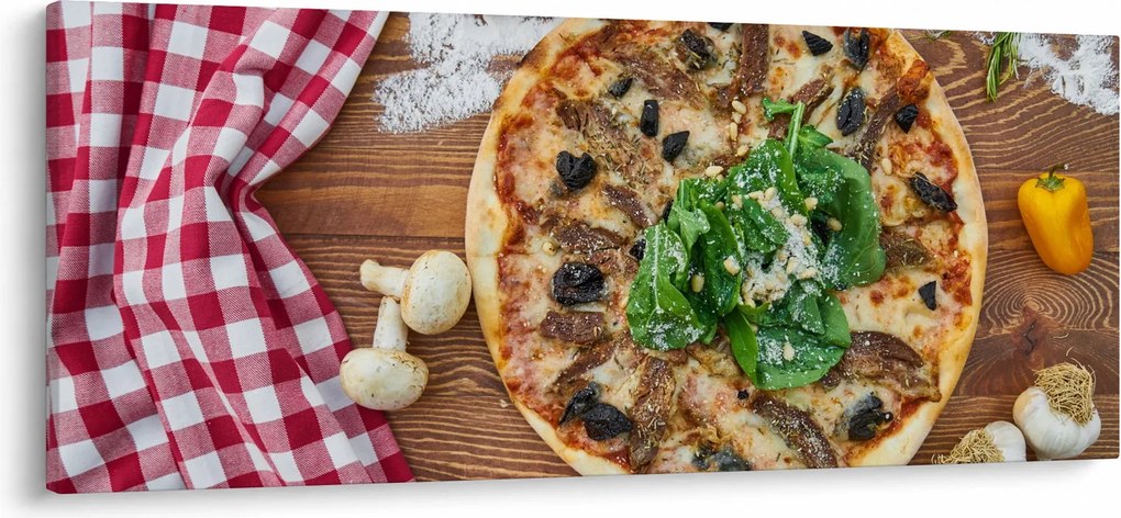 Pizza képe (120x50 cm)