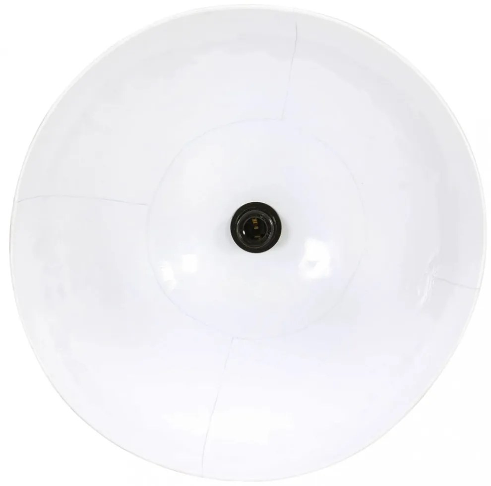 kerek fehér függőlámpa 25 W 48 cm E27