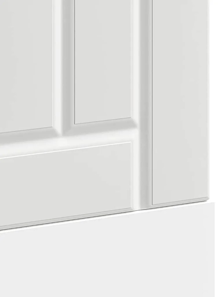 mosogatógép panel Lucca fehér színű fából készült műfa