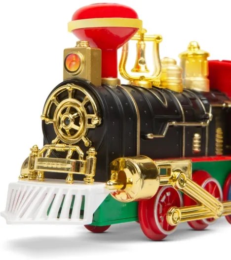 LED Karácsonyi dekoráció 10xLED/4xAA vonat