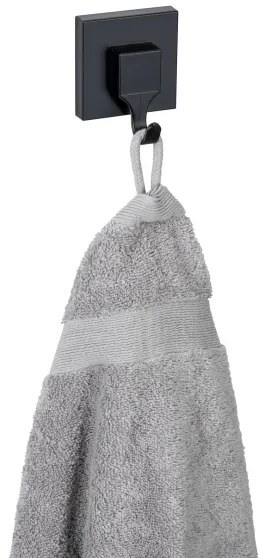 WENKO 71448800 - VACUUM-LOC QUADRO ED kampó, 6x7 cm, fekete