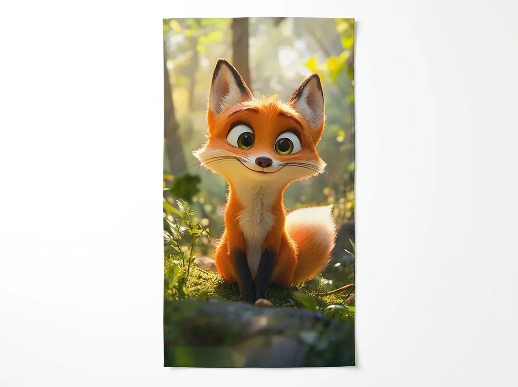 Gyorsan száradó strand fürdőlepedő VULPINA színes 70 x 140 cm, 100% mikroszál