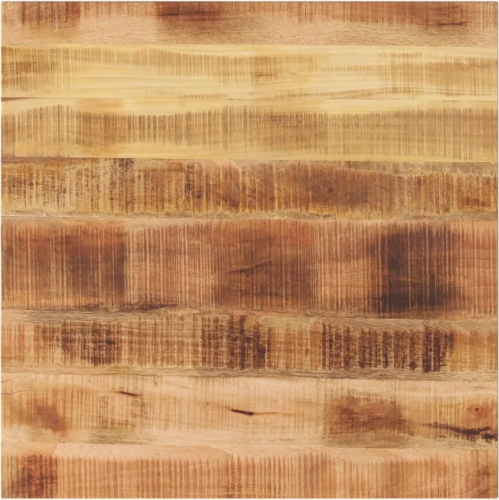 vidaXL tömör nyers mangófa négyzet alakú asztallap 70x70x1,5 cm