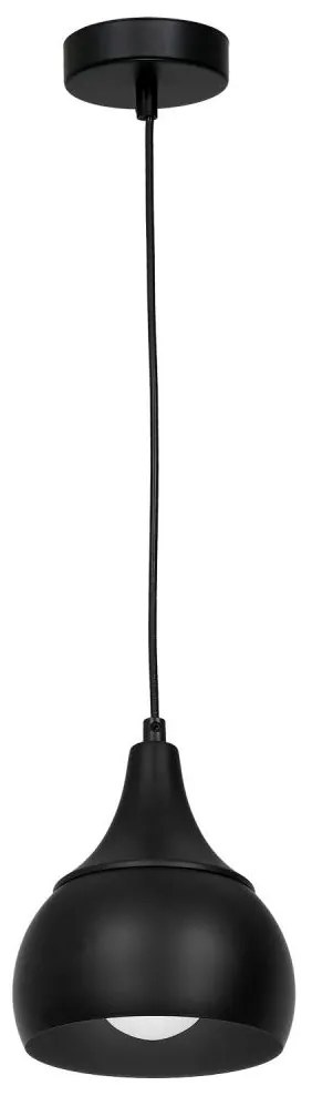 Csillár zsinóron AKTAN 1xE27/60W/230V fekete