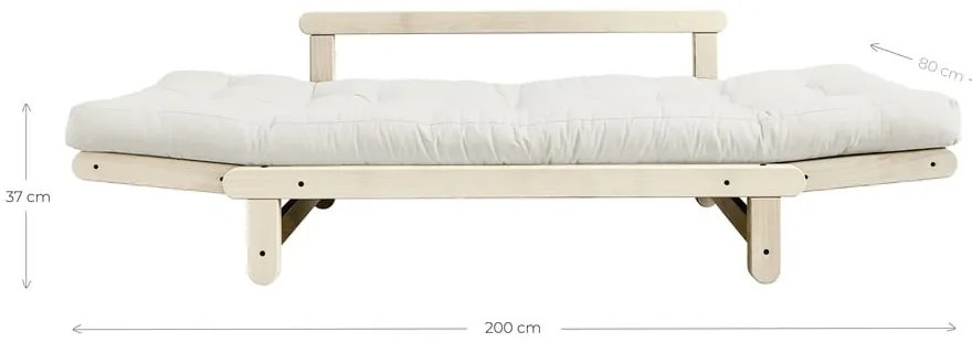 Beat Natural Clear/Linen Beige variálható kanapé - Karup Design