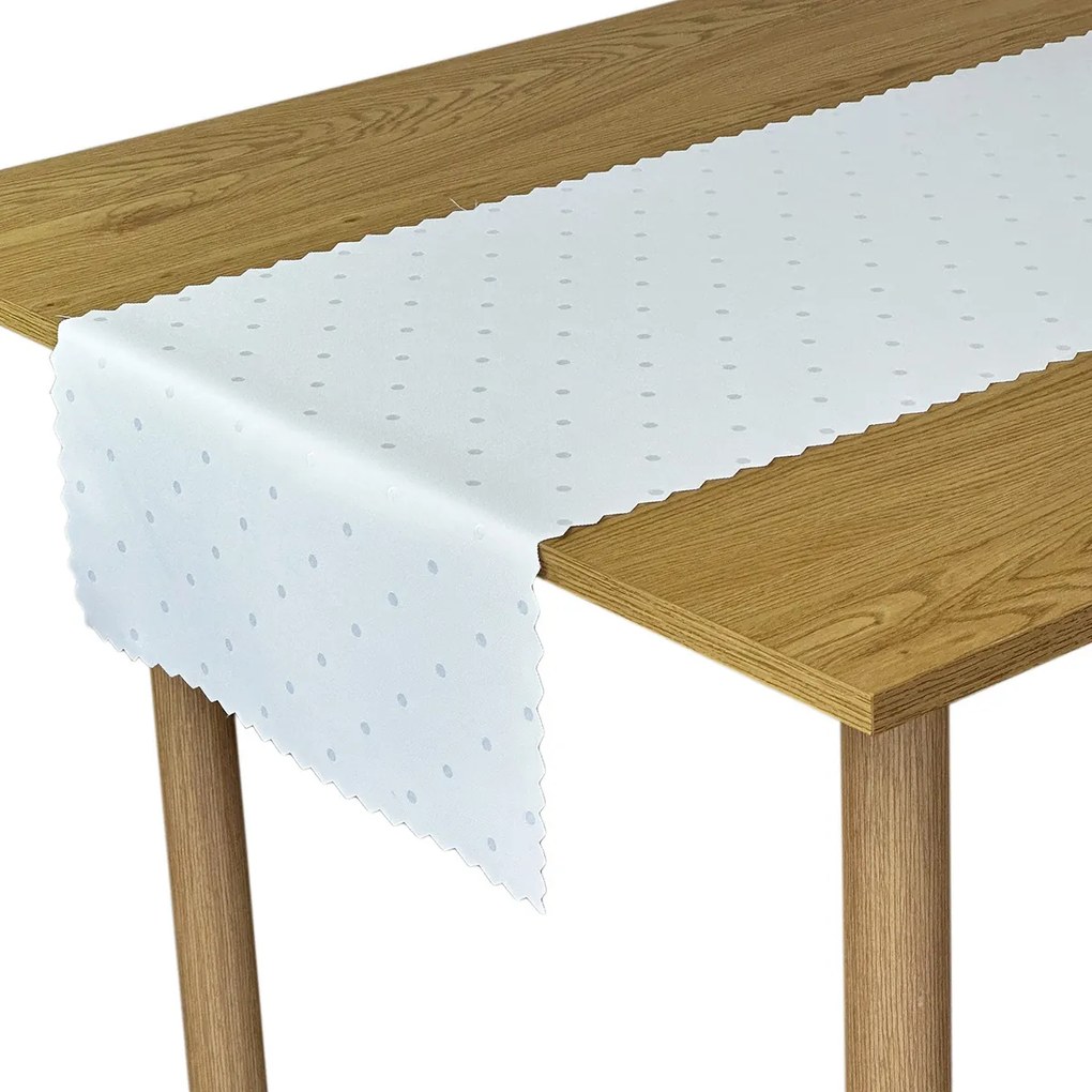 Foltálló futópad fehér pöttyös 50x120 cm