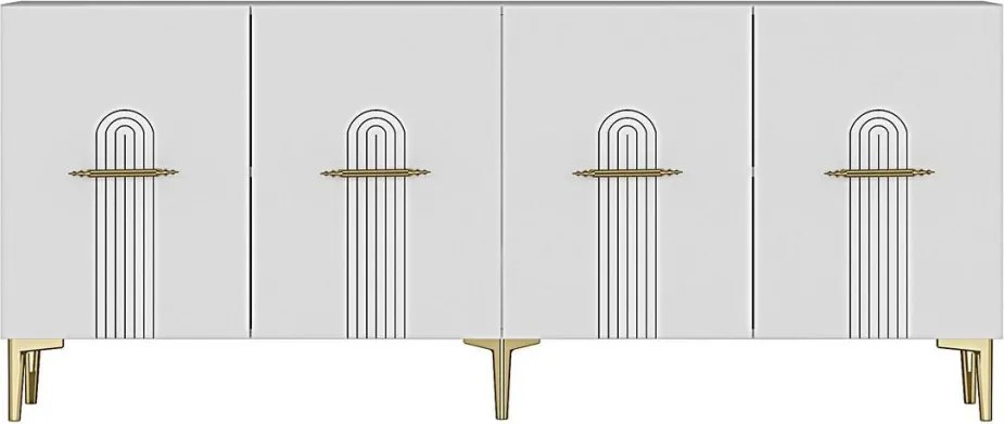 Ida 180 - White, Gold
