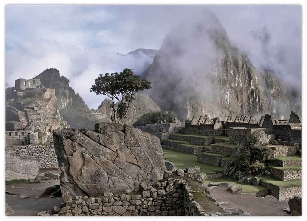 Kép - Machu Picchu (üvegen) (70x50 cm)