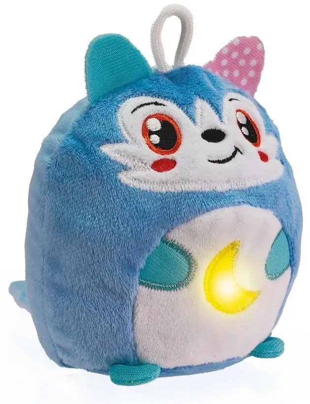 Clemmy baby - Interaktív plüss farkas éjszakai világítással és hangokkal