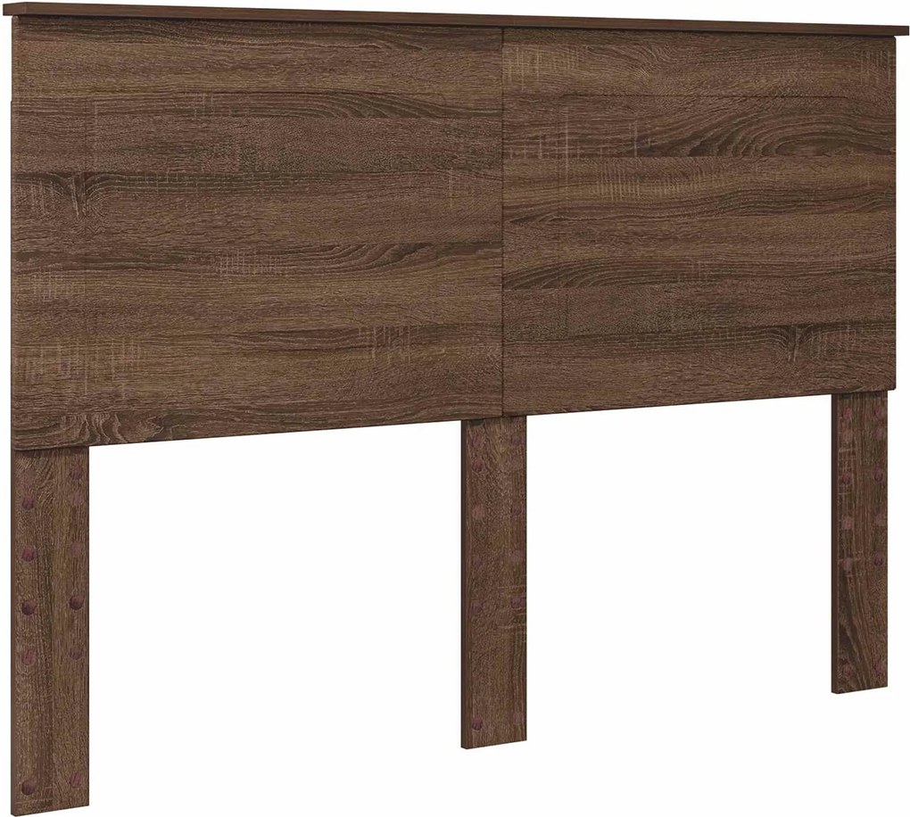 vidaXL Fejtámla Barna Tölgy 160 cm Faanyag